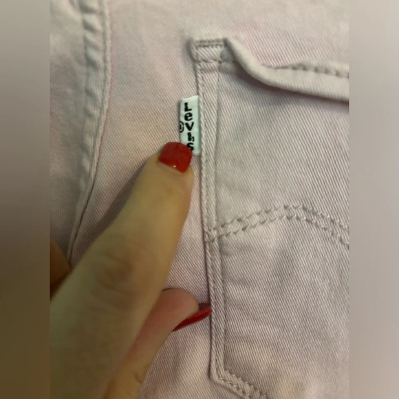 Levi's women 711 skinny stretch mid rise pale mauve 4-way stretch button and zip - Picture 2 of 6